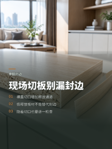 定制板现场切一刀，为什么封边不能少