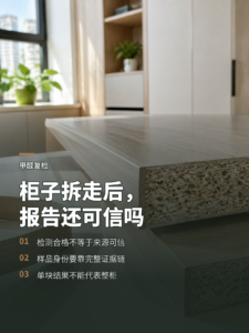 柜子拆走再送检，报告为何仍可能说不清