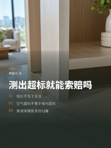 花一两百测出甲醛超标，真能找板材商索赔吗
