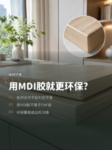 颗粒板用MDI胶，就一定比多层板更环保吗
