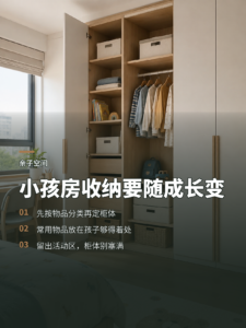 小孩房储物越多越好？关键是按成长阶段规划