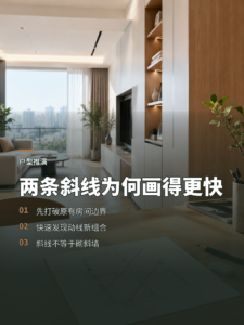 户型推演先画两条斜线，草图为什么更快