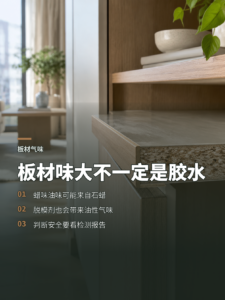 板材味道大，真不一定是胶水惹的祸