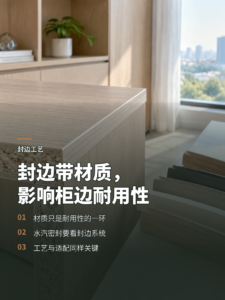 封边带选什么材质，可能影响柜边用得久不久