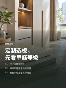 整装定制怎么选板材先看甲醛释放等级