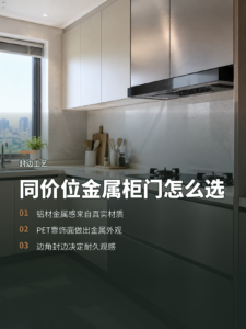 同价位厨房柜门，铝封边和PET仿金属怎么选