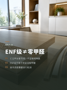 ENF级不是板材种类而是甲醛释放量等级