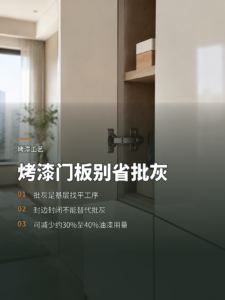 烤漆门板能省掉批灰吗？这一步决定底子