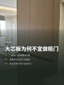 为什么大兴板多层板不适合做柜门
