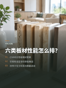 同样原料品质下，六类板材性能怎么排？