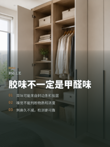 衣柜异味不只来自板材，封边条也可能是来源