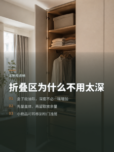 盒子收纳下，折叠区为什么不用做太深