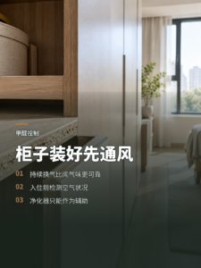 柜子装好先通风，入住前把甲醛风险降下来