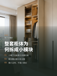 定制门店为什么要把整套收纳缩成小模块展示