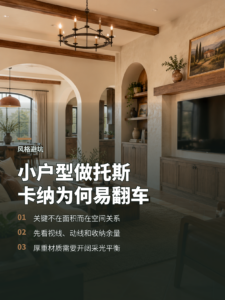200平米以下做托斯卡纳为何容易翻车