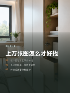 上万张设计图怎么分类，门店资料库才真正能用