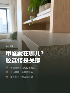 甲醛藏在哪儿？板材胶连接是关键释放源