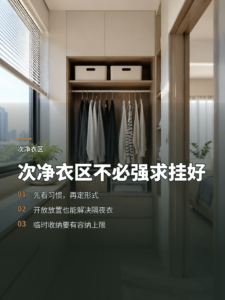 次净衣区不必强求挂好关键是顺手好用