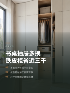 书桌小抽屉太多，换成铁皮柜能省近三千元