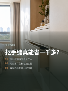 抽屉留一条抠手缝，真能省下一千多元吗