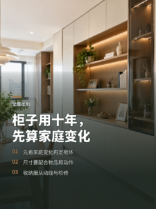 一套柜子用十年，先算清家庭生活怎么变