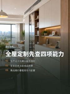 全屋定制别先问价格先查四项落地能力