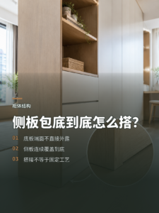 柜体板件怎么搭接？先看“侧板包底板”的做法