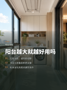 阳台要多大朝哪边先看光影和通风