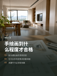 手绘方案画到什么程度才算真正合格