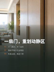 一扇可关闭的门，如何重划家里的动静区
