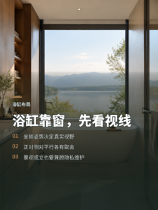 浴缸怎么放，才能把窗外风景变成体验