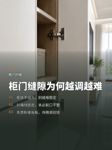柜体不规方，为什么会让柜门封缝越来越难调