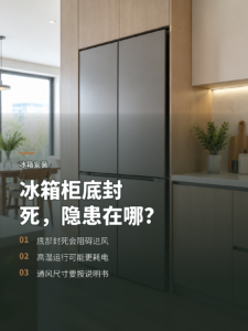 冰箱柜底部封死，为什么会有安全隐患？