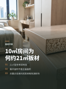 10平方米房间里，板材为什么只能用约21平方米