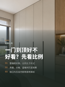 一门到顶好不好看，关键看柜体比例