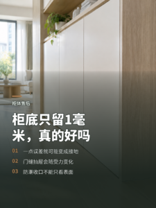 柜体底部只留一两毫米，几个月后为何要返修