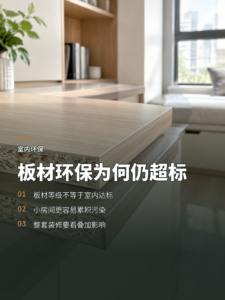 板材环保等级高，小房间为什么仍可能超标？