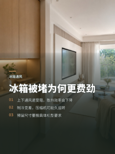 冰箱上下通风口被挡住，为什么会越用越费劲？