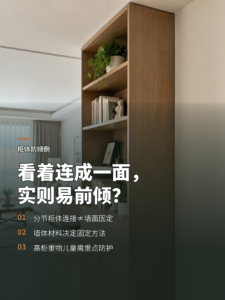 分节柜体为什么要装防倾倒装置或吊马
