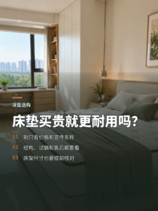 床垫该买好一点吗？先看每天睡在上面的几个小时
