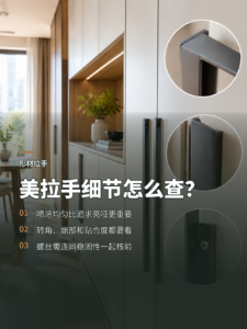 定制柜美拉手，喷涂和螺丝细节怎么看