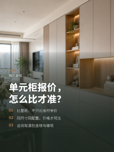 单元柜成品报价，为什么能减少比价误区