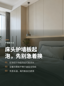 入住前半年，床头护墙板为何先起泡？