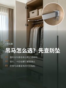 吊马怎么选？先看挂片有没有防坠落装置