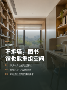 不大拆大改，图书馆也能重新组织空间关系