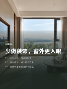 少做几处装饰，为什么反而更容易看见窗外？