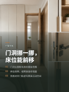 卧室门洞挪几厘米，为什么能多出一整块可用空间