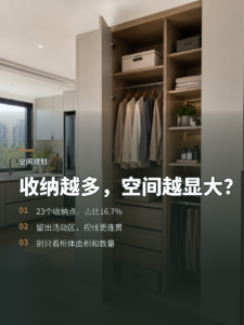 收纳占到16.7%，房子为什么还能更显大？